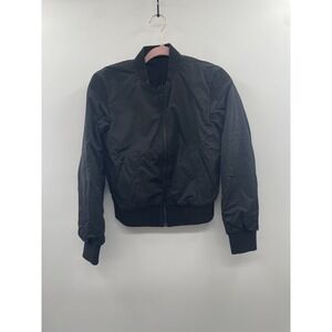NWT Lululemon Reversible Insulated Bomber Jacket‎  XS Black Womens Primaloft